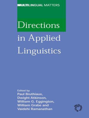 cover image of Directions in Applied Linguistics